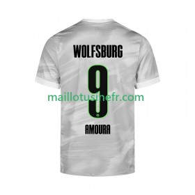 Maillot de Foot VfL Wolfsburg Mohamed Amoura 9 Extérieur 2025-26
